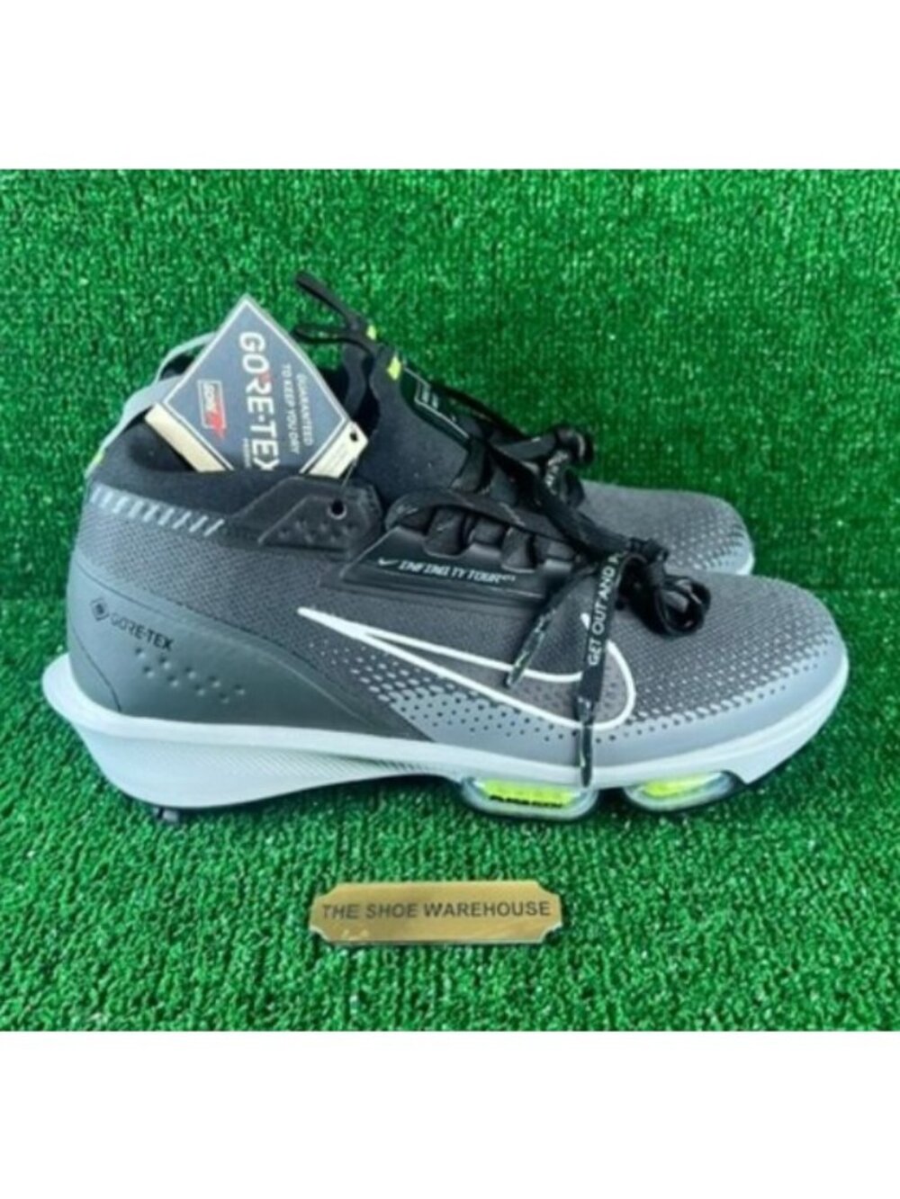 Men Nike Infinity Tour 2 GORE-TEX ‘Dark Smoke Black’ Cleats FV4897-003 Size 8.5